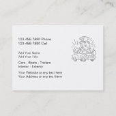 Visitekaartjes voor automatische informatie (Achterkant)