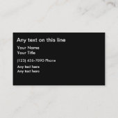 Visitekaartjes voor automatische informatie (Achterkant)