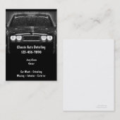 Visitekaartjes voor automatische informatie (Voorkant / Achterkant)