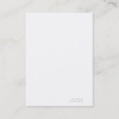 Visitekaartjes voor automatische informatie (Achterkant)