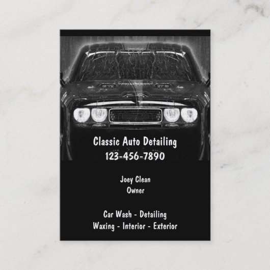 Visitekaartjes voor automatische informatie (Voorkant)