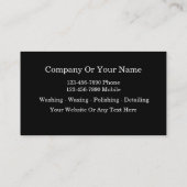 Visitekaartjes voor automatische informatie (Achterkant)