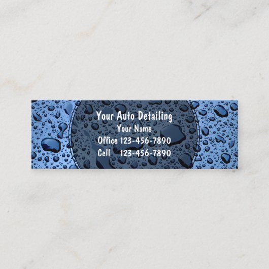 Visitekaartjes voor automatische informatie (Voorkant)