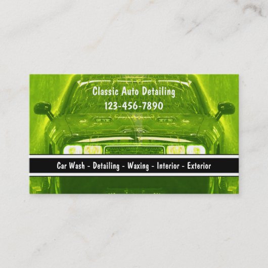 Visitekaartjes voor automatische informatie (Voorkant)