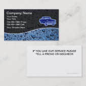 Visitekaartjes voor automatische informatie (Voorkant / Achterkant)