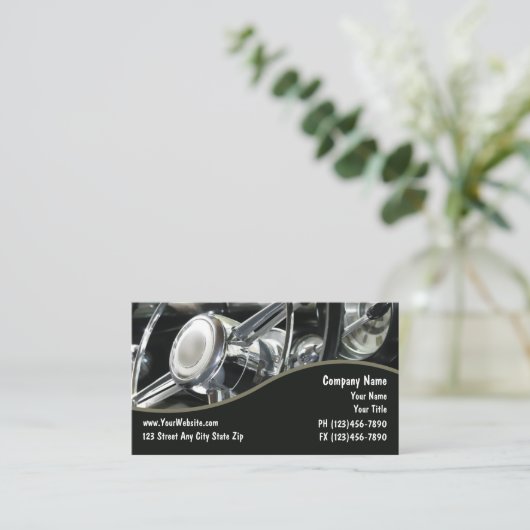 Visitekaartjes voor automatische reparatie (Staand voorkant)