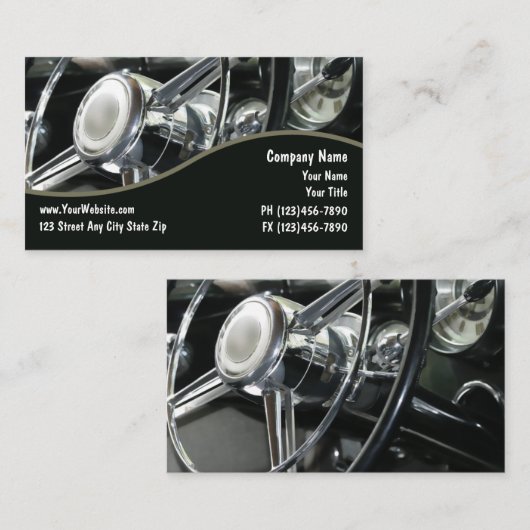 Visitekaartjes voor automatische reparatie (Voorkant / Achterkant)