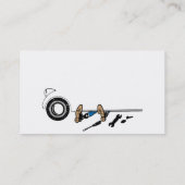 Visitekaartjes voor automatische reparatie (Achterkant)