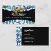 Visitekaartjes voor automatische vergrendeling (Voorkant / Achterkant)