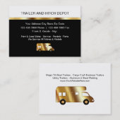 Visitekaartjes voor automobielaanhangwagens (Voorkant / Achterkant)