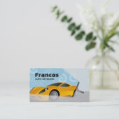 Visitekaartjes voor autoreiniging (Staand voorkant)