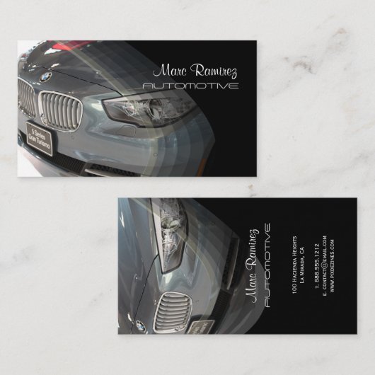 Visitekaartjes voor auto's (Voorkant / Achterkant)