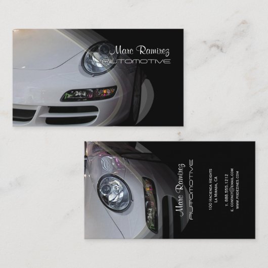 Visitekaartjes voor auto's (Voorkant / Achterkant)