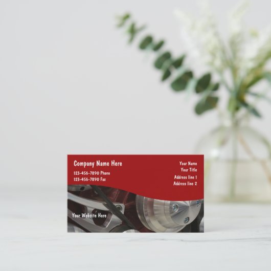 Visitekaartjes voor auto's (Staand voorkant)