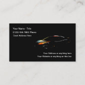 Visitekaartjes voor auto's (Achterkant)