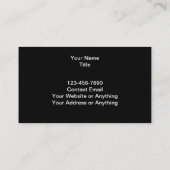 Visitekaartjes voor auto's met een blauwe auto (Achterkant)