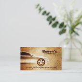 Visitekaartjes voor autoverhuur (Staand voorkant)