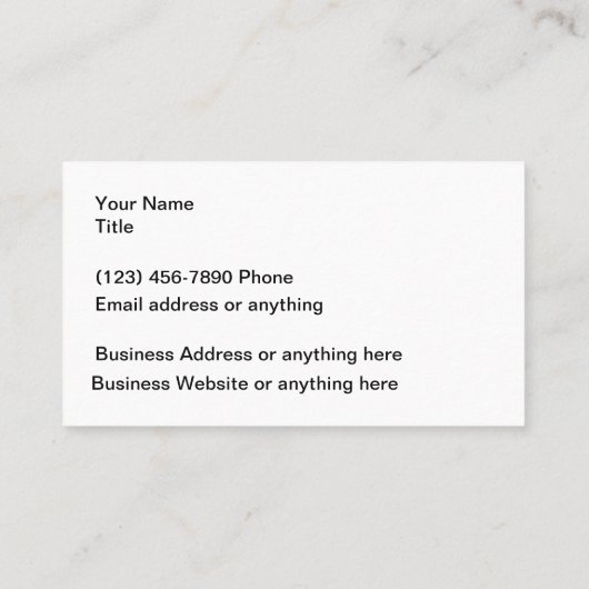 Visitekaartjes voor autowrakken (Achterkant)