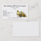 Visitekaartjes voor backhoe digitaal maken (Voorkant / Achterkant)