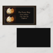 Visitekaartjes voor bakken/banketbakkers (Voorkant / Achterkant)