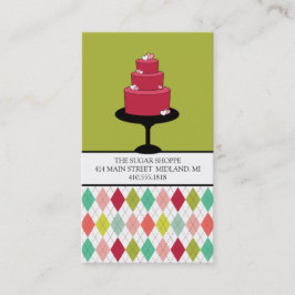 Visitekaartjes voor bakkerij- of gakeontwerpers