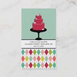 Visitekaartjes voor bakkerij- of gakeontwerpers