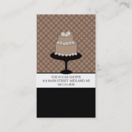 Visitekaartjes voor bakkerij- of gakeontwerpers