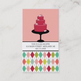 Visitekaartjes voor bakkerij- of gakeontwerpers