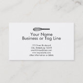 Visitekaartjes voor bakkerijbakkersgebak (Achterkant)