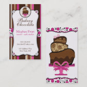 Visitekaartjes voor bakkerijen en colaatchocolade (Voorkant / Achterkant)