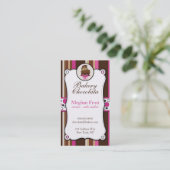 Visitekaartjes voor bakkerijen en colaatchocolade (Staand voorkant)