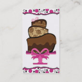 Visitekaartjes voor bakkerijen en colaatchocolade (Achterkant)