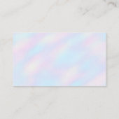 Visitekaartjes voor bakkerijen | Pastel Abstract (Achterkant)