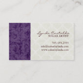 Visitekaartjes voor bakkerijen van categorie Class (Achterkant)