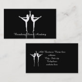 Visitekaartjes voor balletdansen (Voorkant / Achterkant)