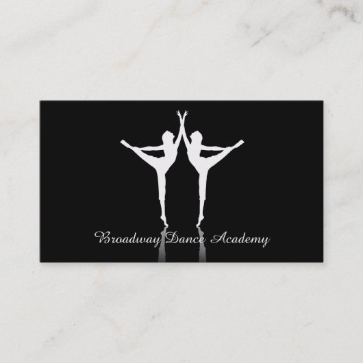Visitekaartjes voor balletdansen (Voorkant)