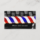 Visitekaartjes voor barber/Mannen Hair Stylist (Achterkant)