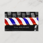 Visitekaartjes voor barber/Mannen Hair Stylist (Achterkant)