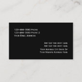 Visitekaartjes voor bedrijfsmatig contact (Achterkant)