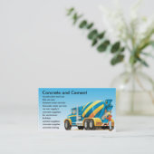 Visitekaartjes voor beton- en cementmengers (Staand voorkant)