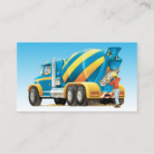 Visitekaartjes voor beton- en cementmengers (Achterkant)