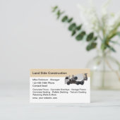 Visitekaartjes voor betonbouwdiensten (Staand voorkant)