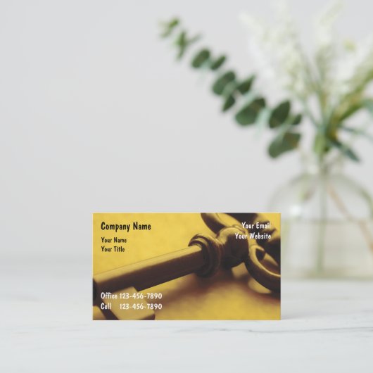 Visitekaartjes voor beveiliging Uniek ontwerp (Staand voorkant)