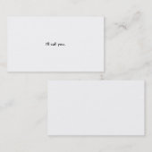 Visitekaartjes voor bezoekers (Voorkant / Achterkant)