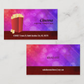 Visitekaartjes voor bioscoop (Voorkant / Achterkant)
