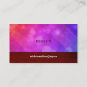 Visitekaartjes voor bioscoop (Achterkant)