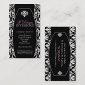 Visitekaartjes voor Black en White Designer (Voorkant / Achterkant)