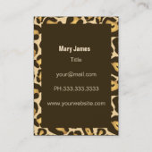 visitekaartjes voor bladzijden (Achterkant)