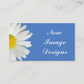 Visitekaartjes voor blauw en wit grafisch ontwerp (Achterkant)