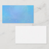 Visitekaartjes voor blauwe lucht (Voorkant / Achterkant)